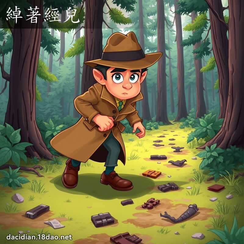 綽著經兒 - 國語大辭典配圖