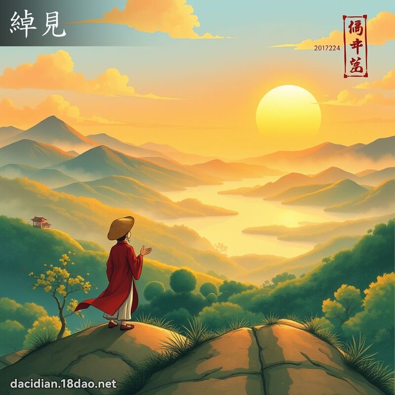 绰见 - 国语大辞典配图