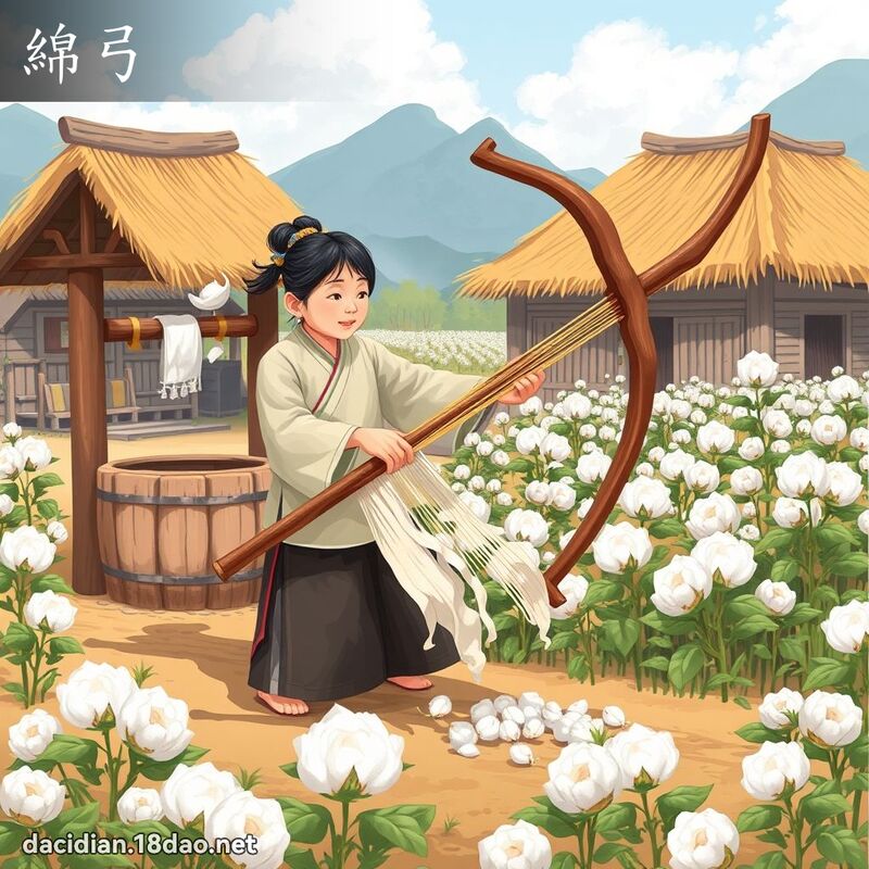 绵弓 - 国语大辞典配图
