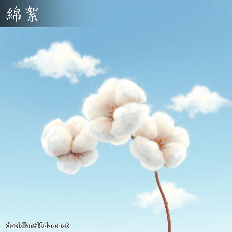 绵絮 - 国语大辞典配图