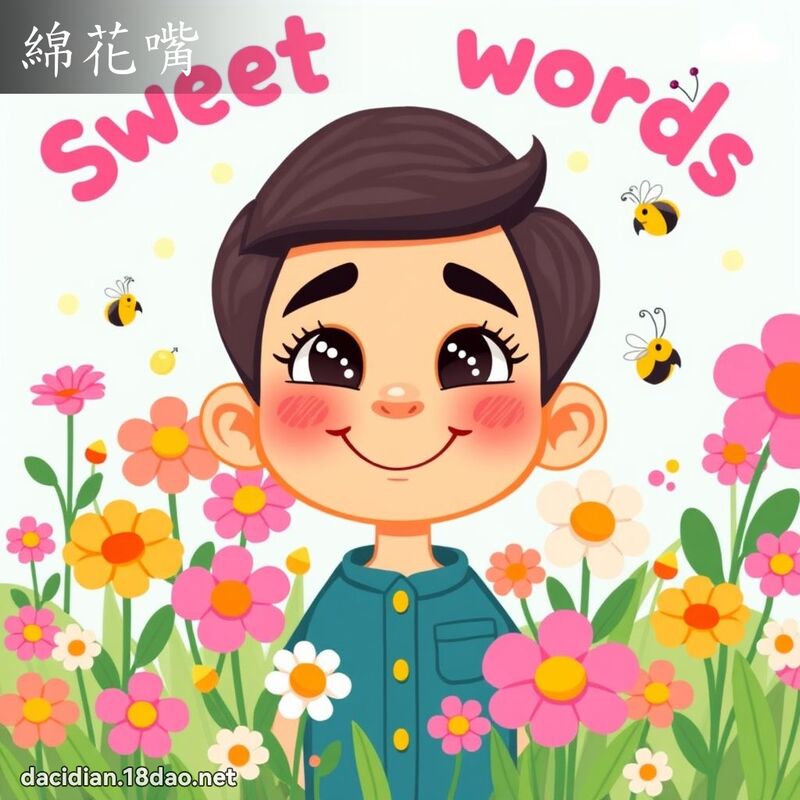 綿花嘴 - 國語大辭典配圖