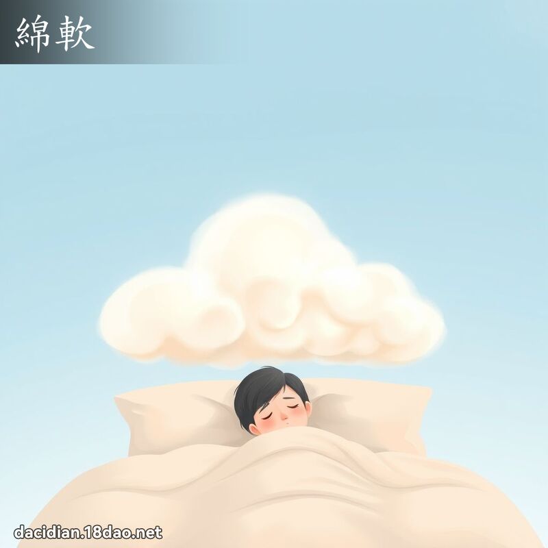绵软 - 国语大辞典配图