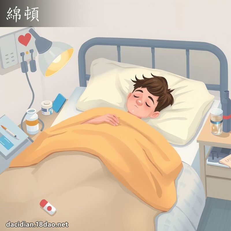 绵顿 - 国语大辞典配图
