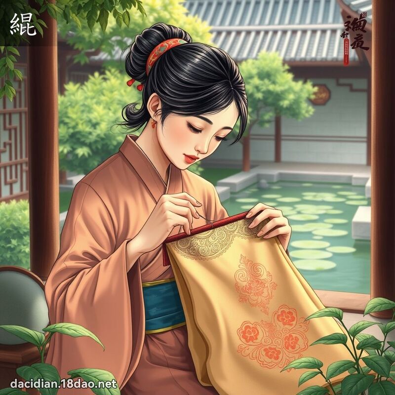 緄 - 國語大辭典配圖