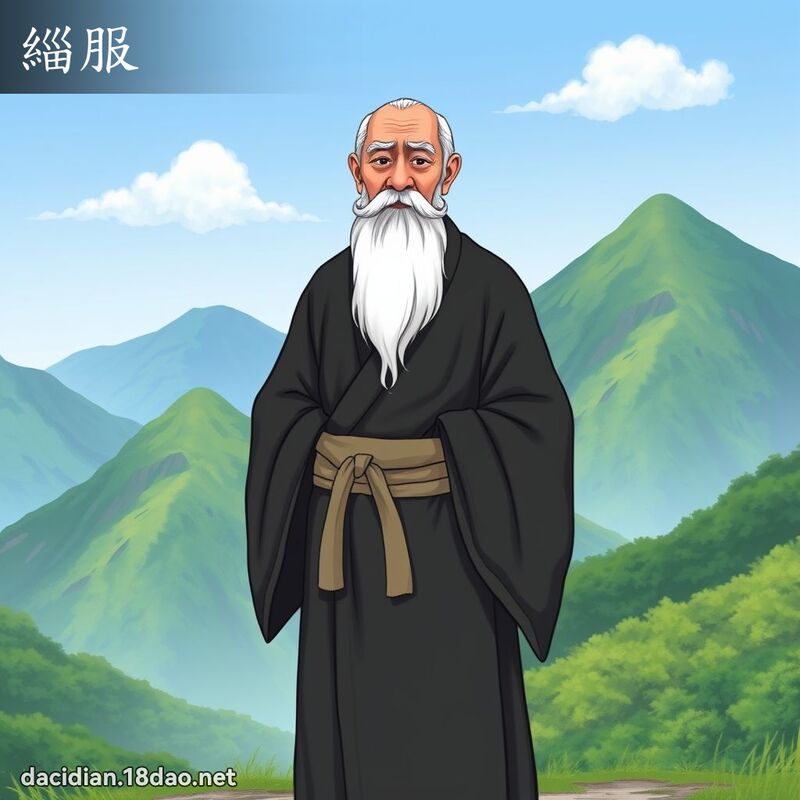 緇服 - 国语大辞典配图