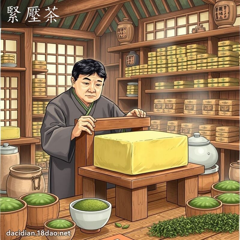 紧压茶 - 国语大辞典配图