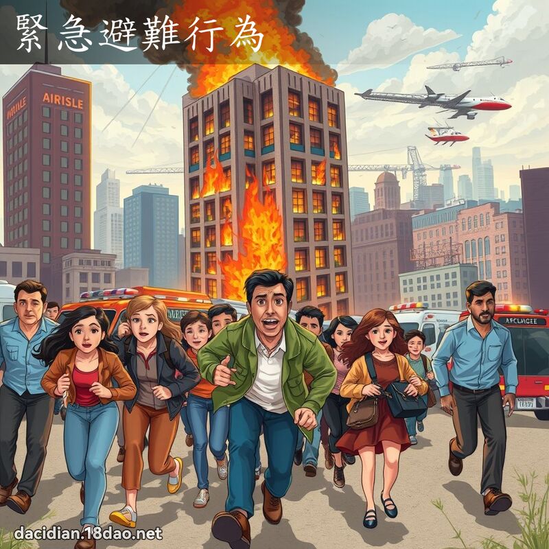 紧急避难行为 - 国语大辞典配图