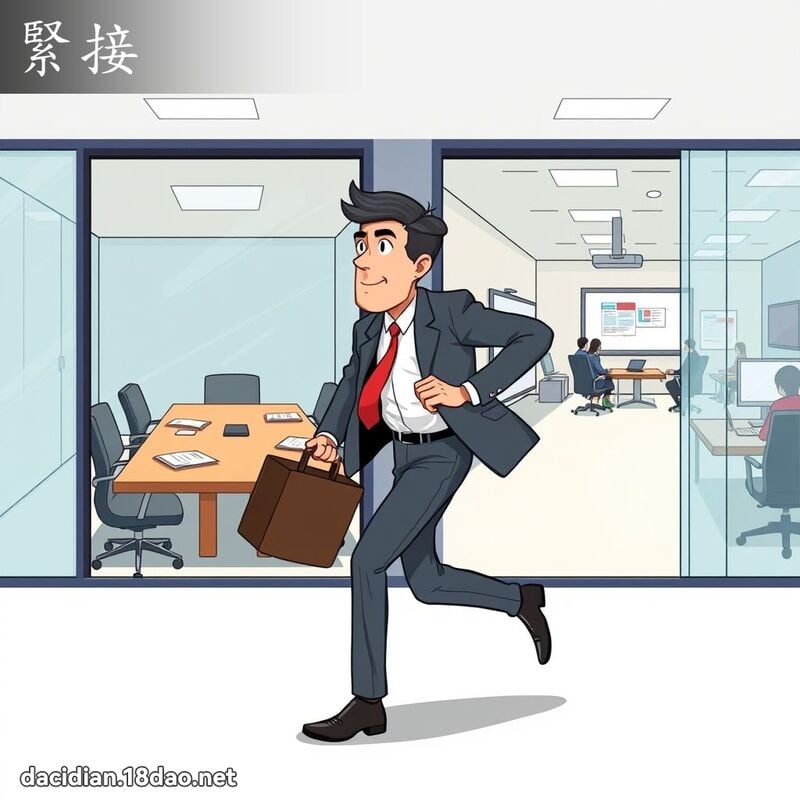 緊接 - 國語大辭典配圖