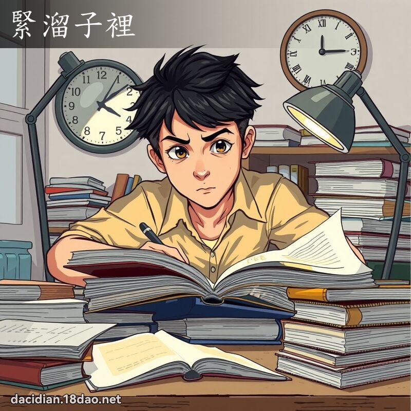 紧溜子里 - 国语大辞典配图