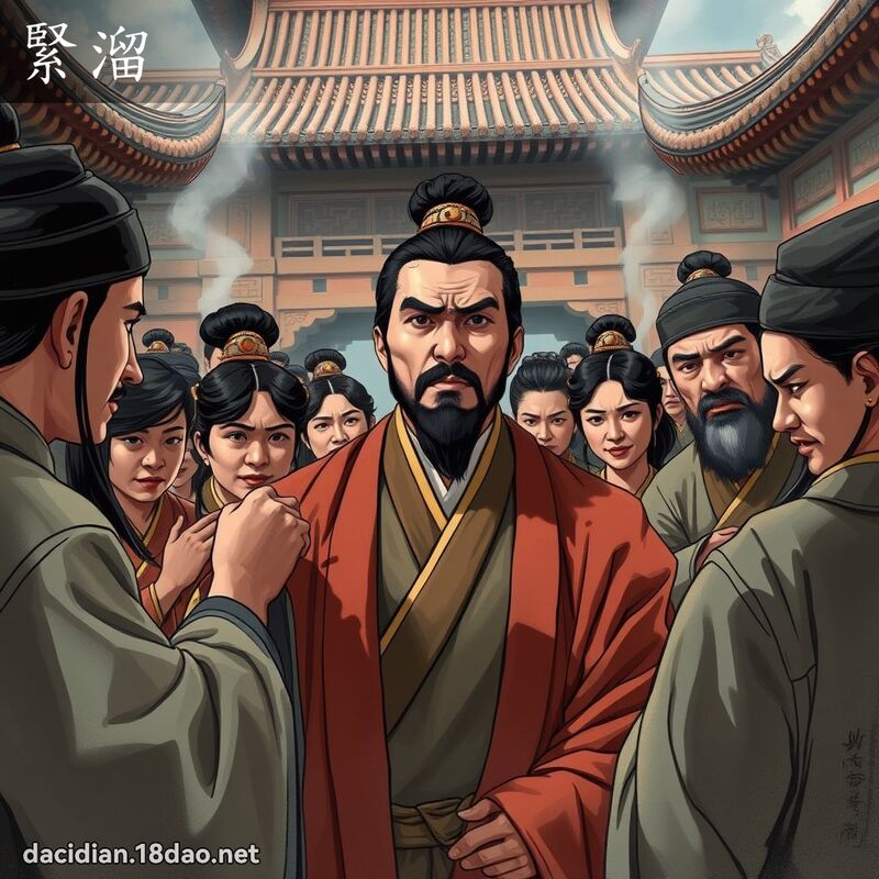 緊溜 - 國語大辭典配圖