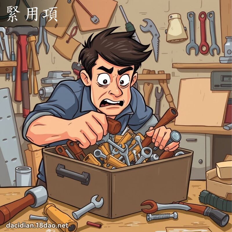 紧用项 - 国语大辞典配图