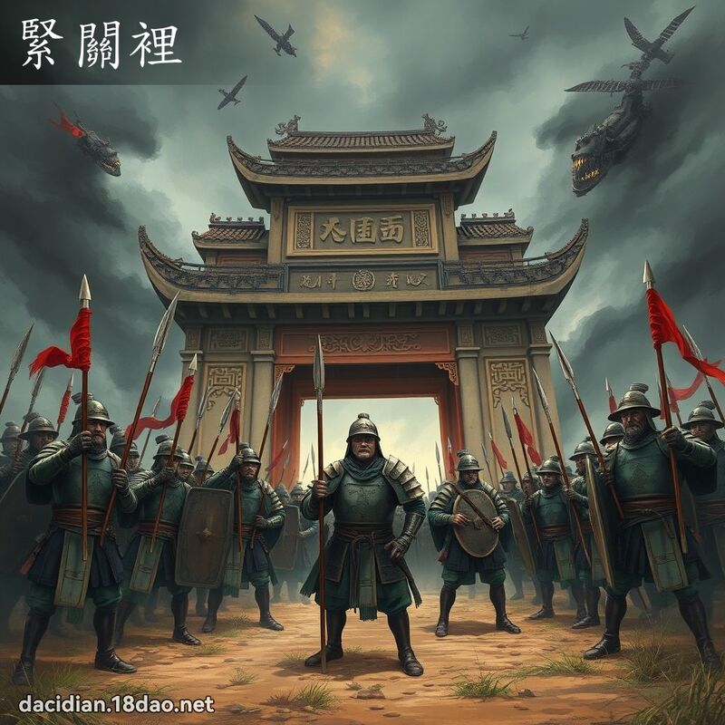 紧关里 - 国语大辞典配图