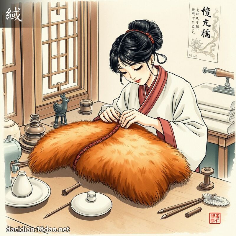 緎 - 國語大辭典配圖