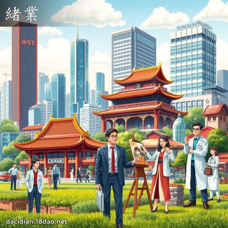 緒業 - 國語大辭典配圖