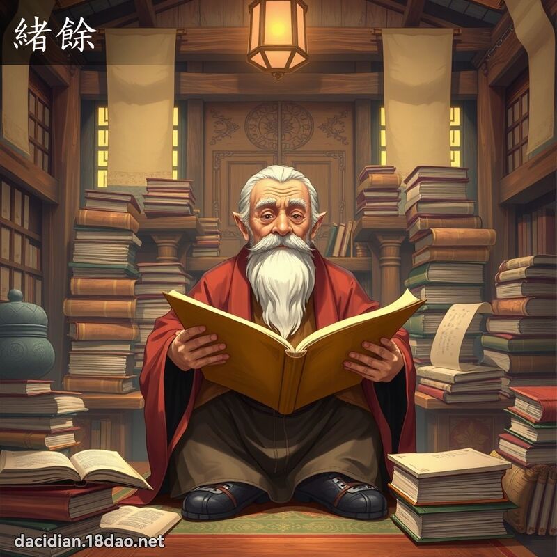 绪余 - 国语大辞典配图