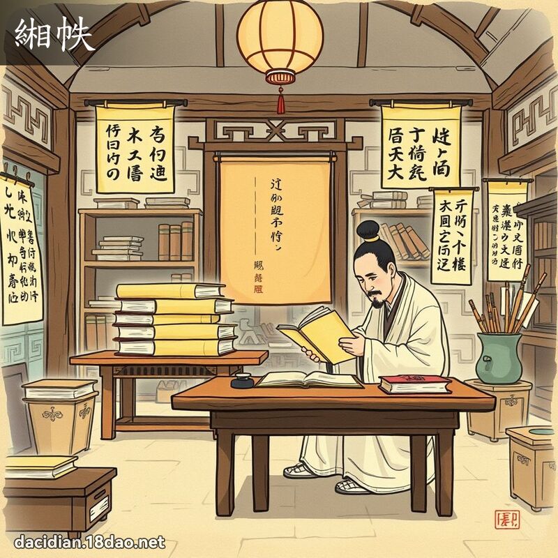 緗帙 - 国语大辞典配图