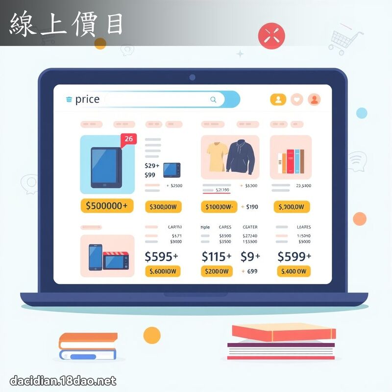 線上價目 - 國語大辭典配圖