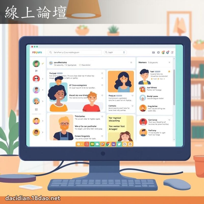 线上论坛 - 国语大辞典配图