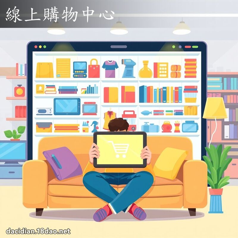 线上购物中心 - 国语大辞典配图