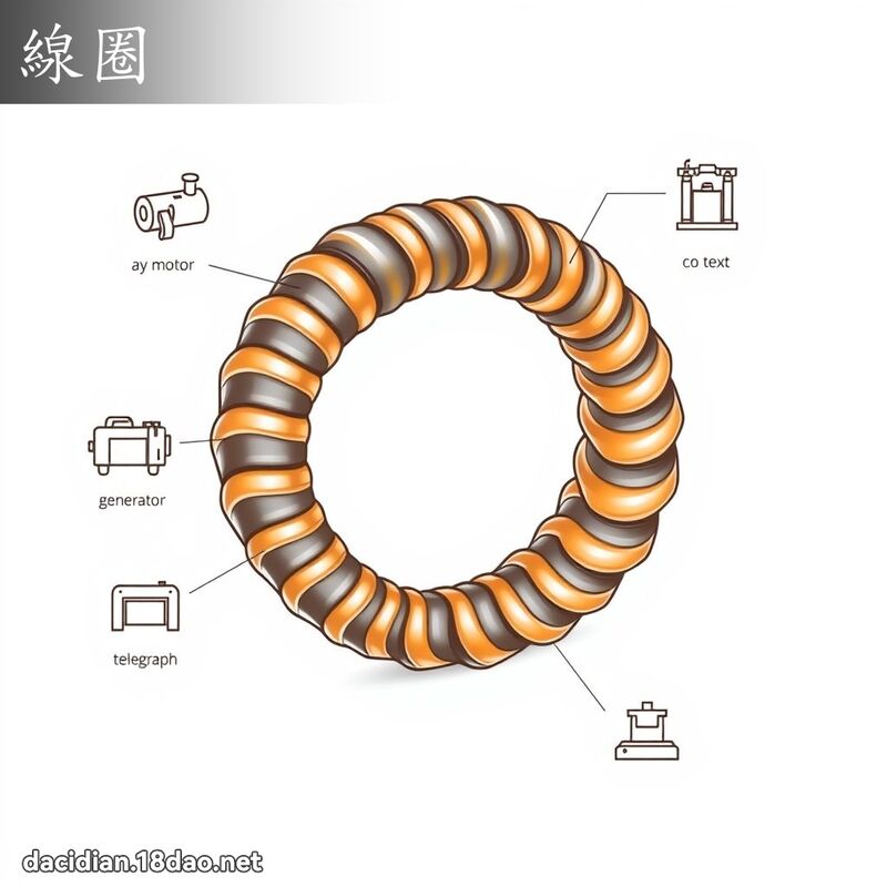 線圈 - 國語大辭典配圖