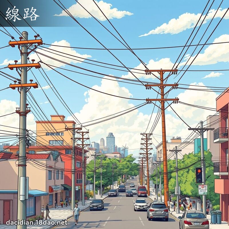线路 - 国语大辞典配图