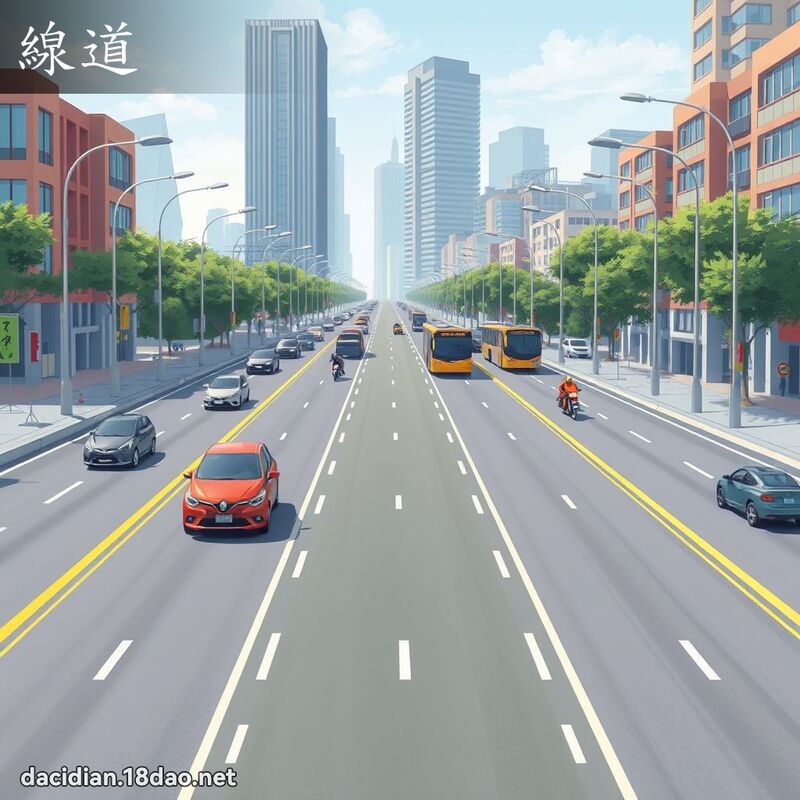 线道 - 国语大辞典配图