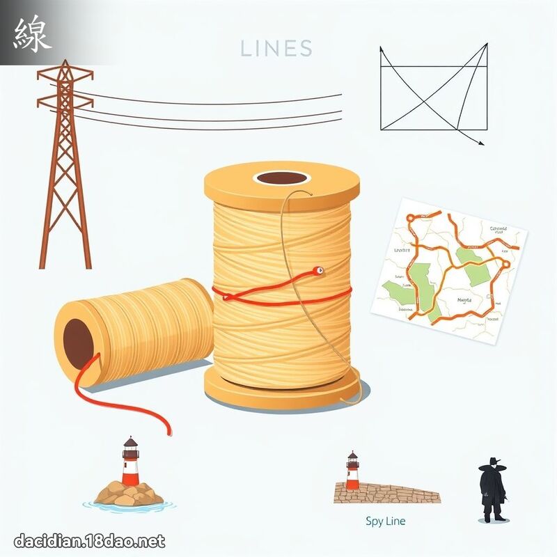 線 - 國語大辭典配圖