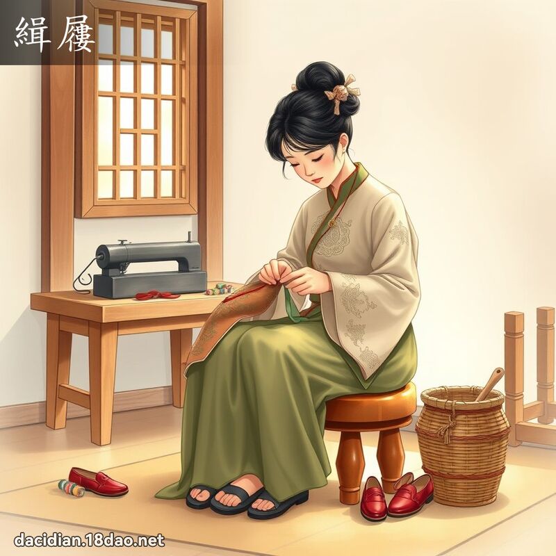 緝屨 - 國語大辭典配圖