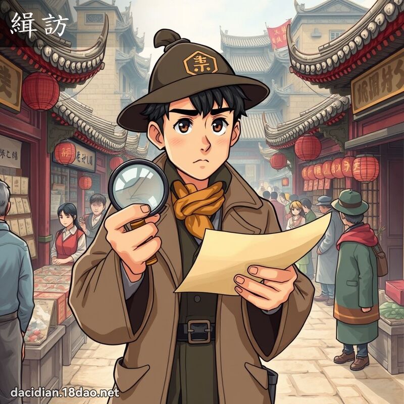 缉访 - 国语大辞典配图