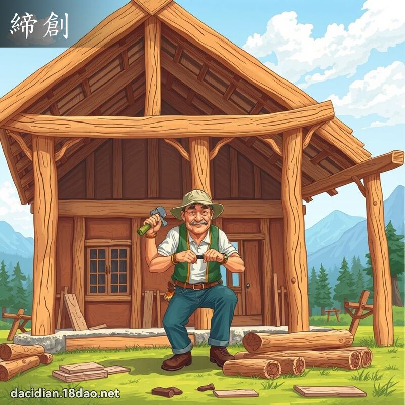 締創 - 國語大辭典配圖