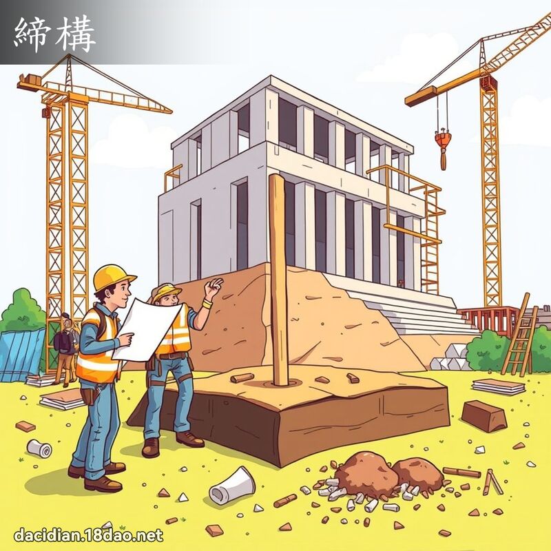 締構 - 國語大辭典配圖