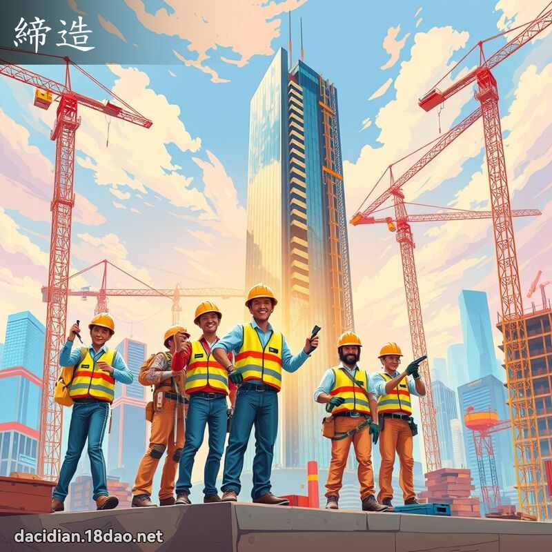 缔造 - 国语大辞典配图