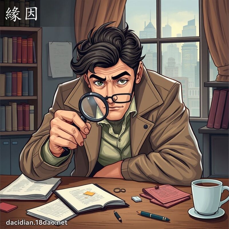 缘因 - 国语大辞典配图