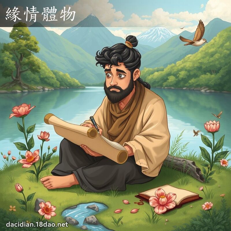緣情體物 - 國語大辭典配圖
