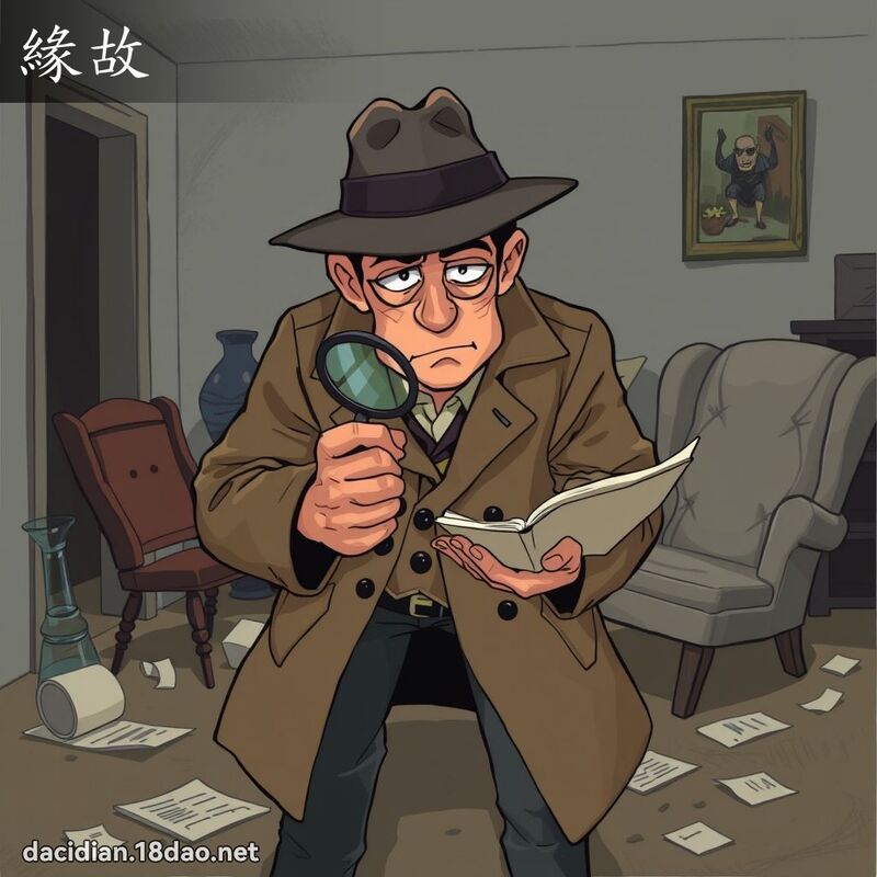 缘故 - 国语大辞典配图