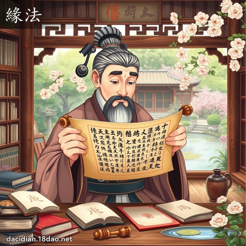 词语: 缘法 (多意词)