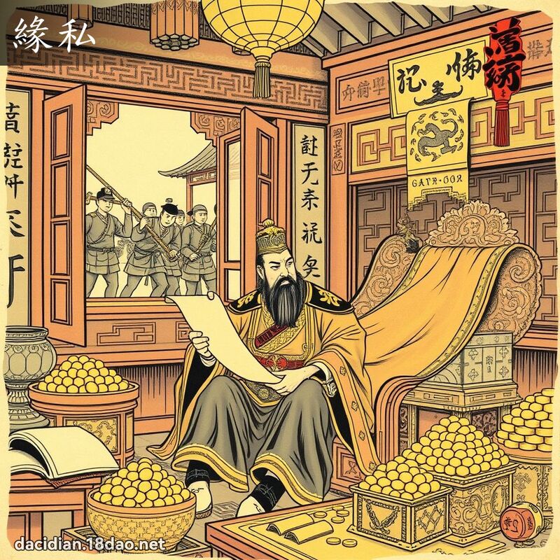 缘私 - 国语大辞典配图