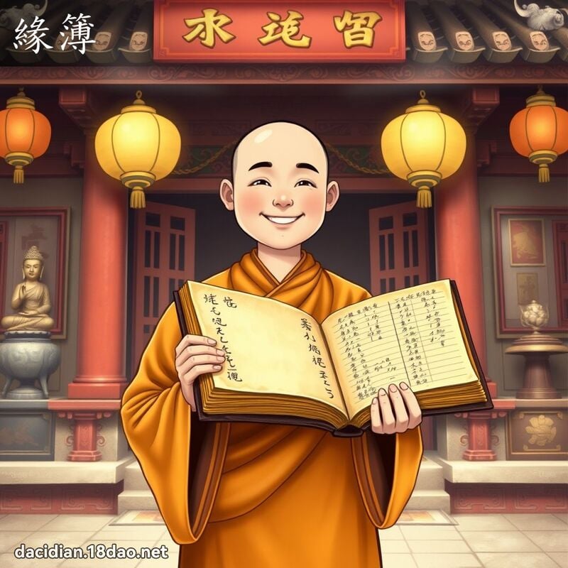 緣簿 - 國語大辭典配圖