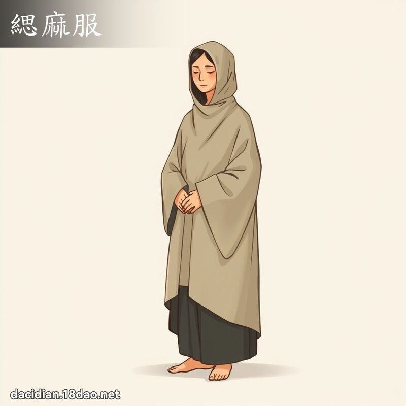 緦麻服 - 国语大辞典配图