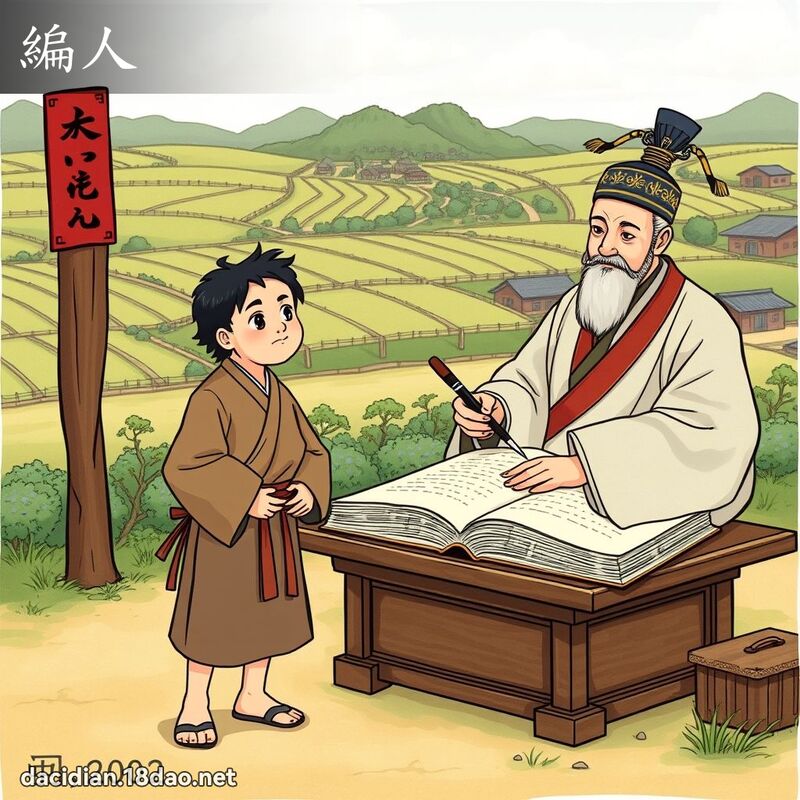 编人 - 国语大辞典配图