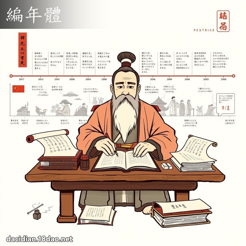 編年體 - 國語大辭典配圖