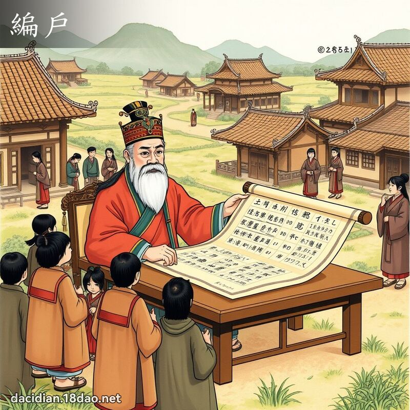 编户 - 国语大辞典配图