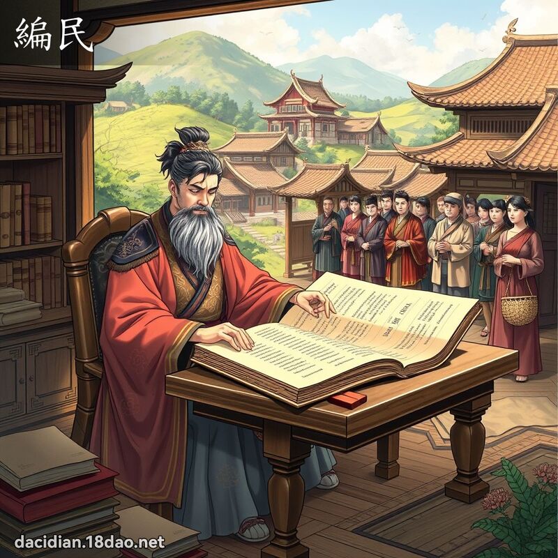 編民 - 國語大辭典配圖