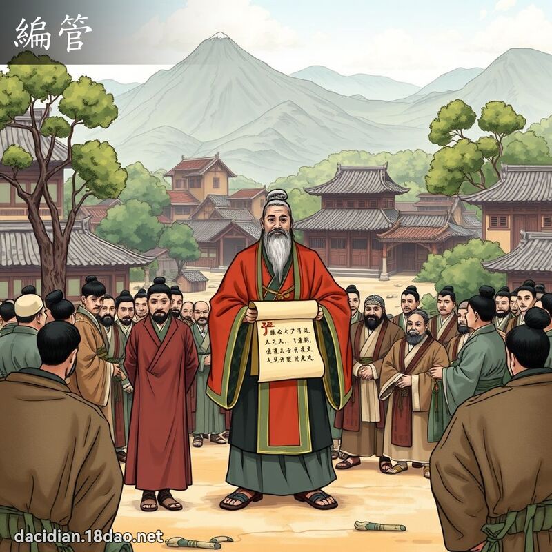 編管 - 國語大辭典配圖