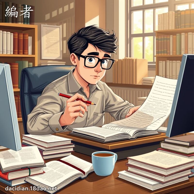 編者 - 國語大辭典配圖