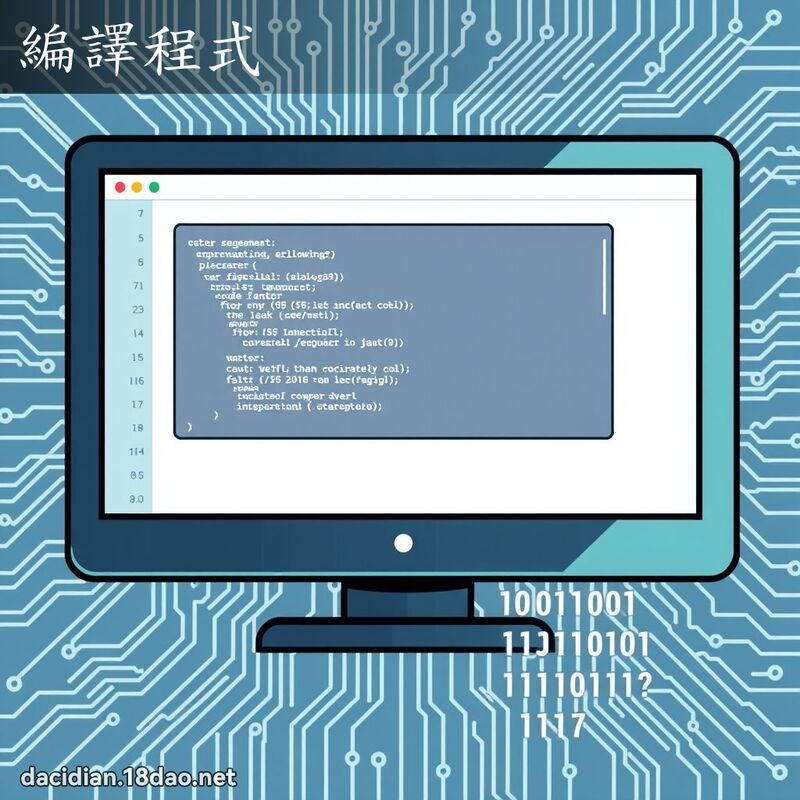 編譯程式 - 國語大辭典配圖