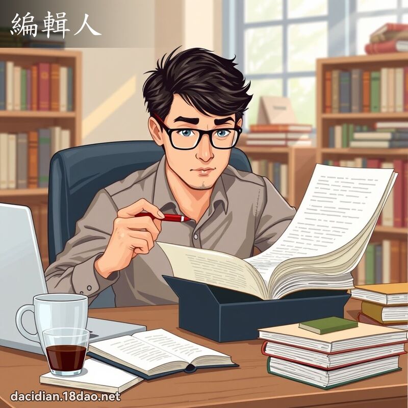 编辑人 - 国语大辞典配图