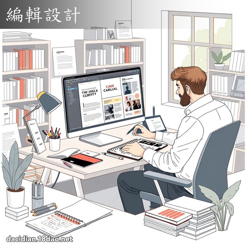 編輯設計 - 國語大辭典配圖
