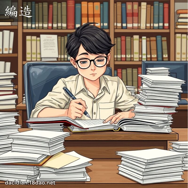 编造 - 国语大辞典配图