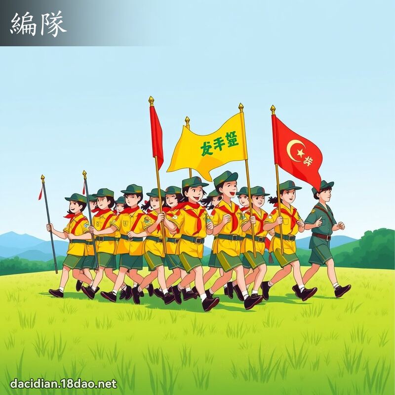 编队 - 国语大辞典配图